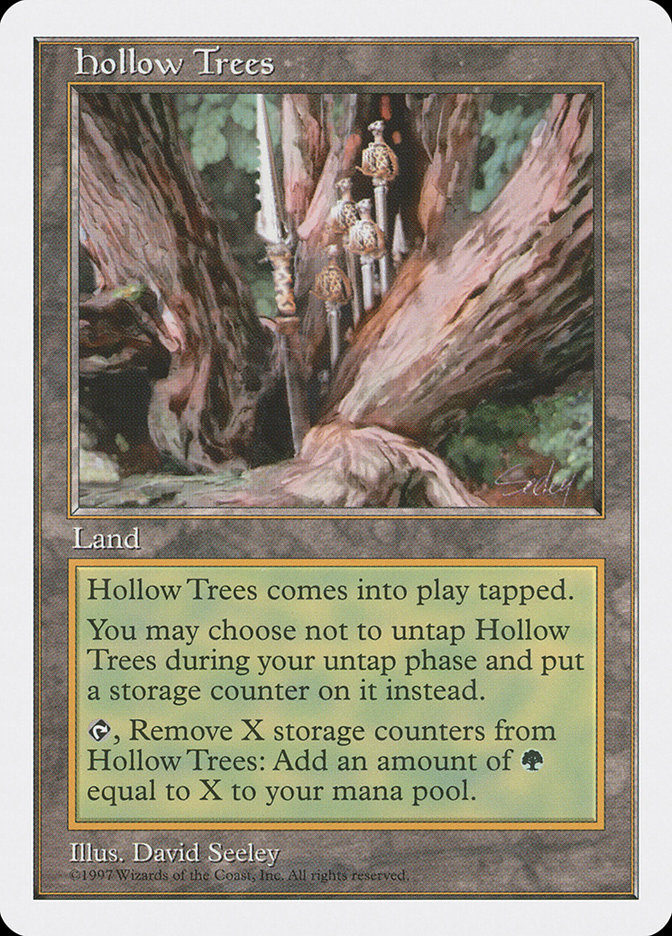 Hollow Trees 5ED-418 Fifth Edition Magic card
