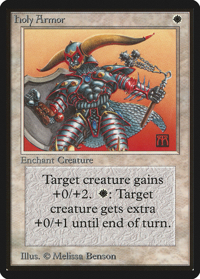 Holy Armor LEB-24 Limited Edition Beta Magic card