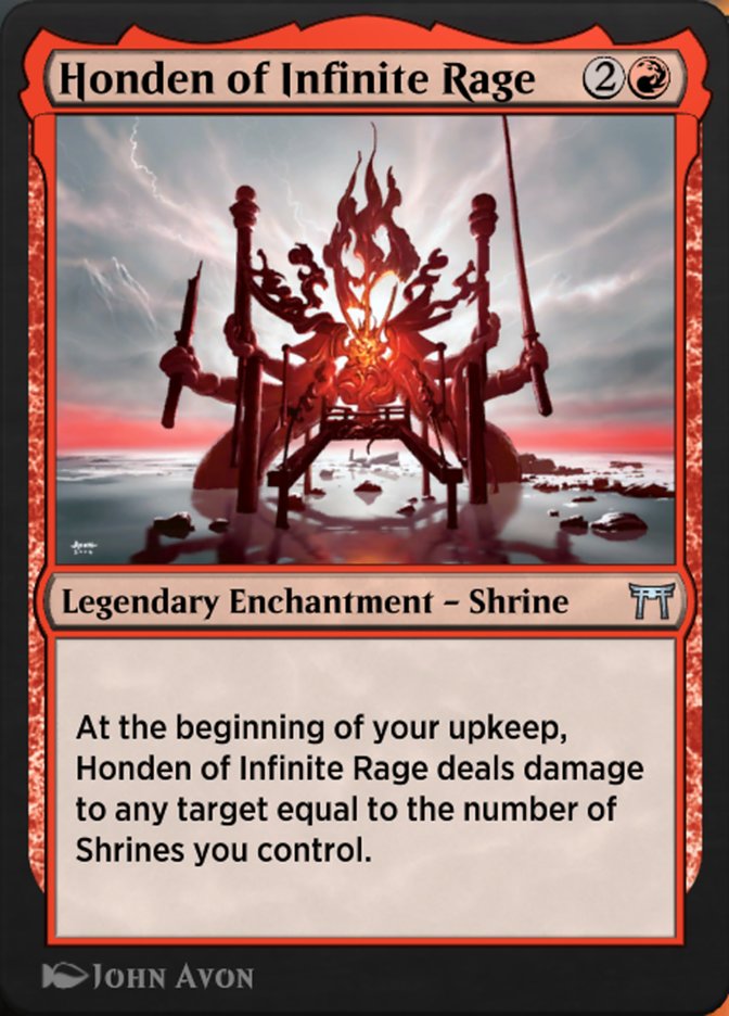 Honden of Infinite Rage HA3-17 Historic Anthology 3 Magic card