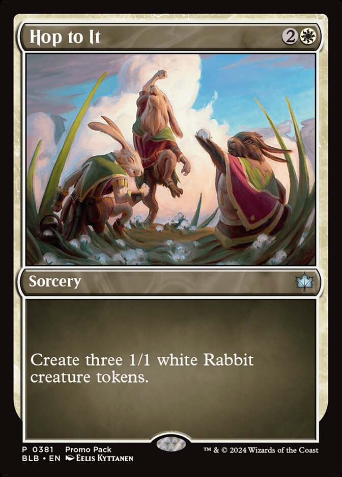 Hop to It BLB-381 Bloomburrow Magic card