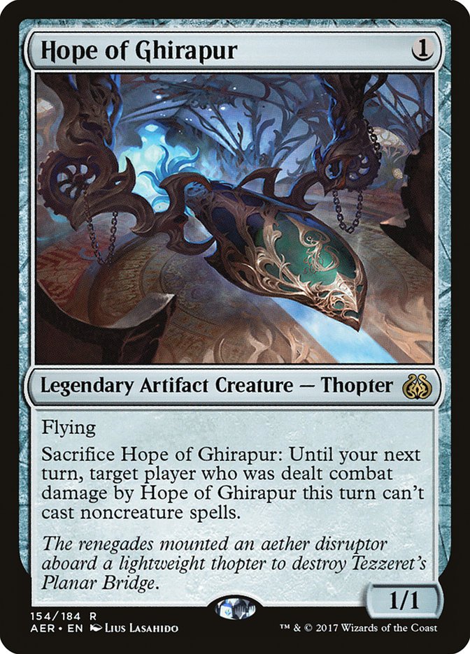 Hope of Ghirapur AER-154 Aether Revolt Magic card