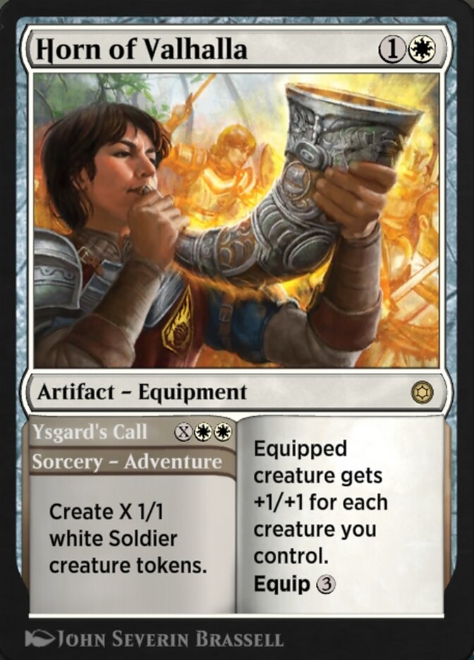Horn of Valhalla // Ysgard's Call HBG-92 Alchemy Horizons: Baldur's Gate Magic card
