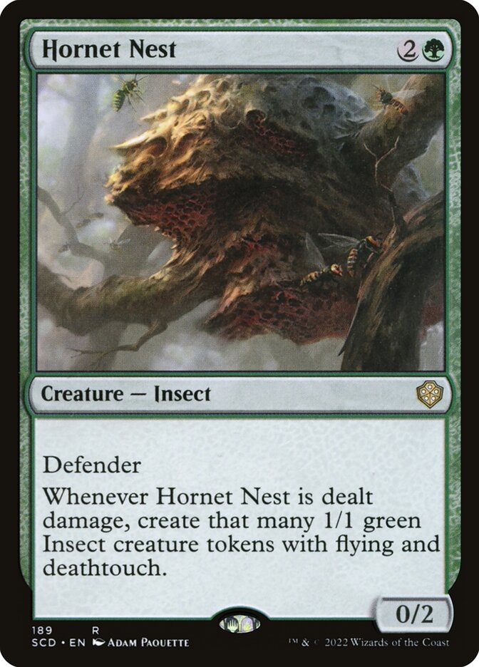 Hornet Nest SCD-189 Starter Commander Decks Magic card