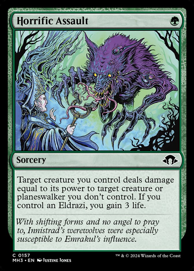 Horrific Assault MH3-157 Modern Horizons 3 Magic card