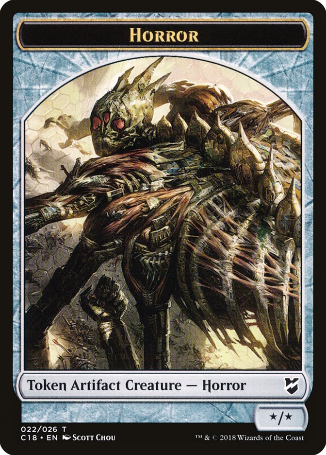 Horror TC18-22 Commander 2018 Tokens Magic card