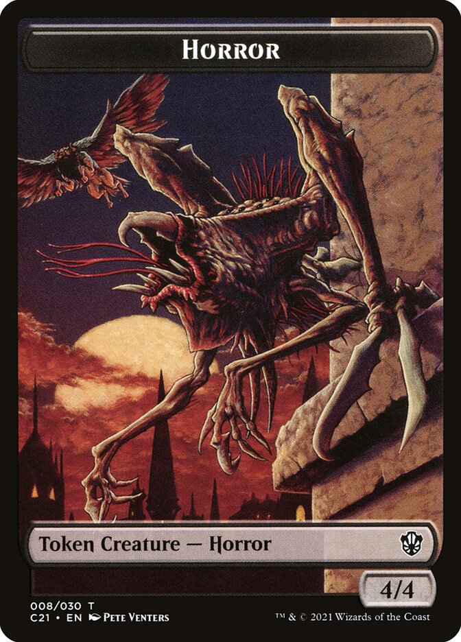 Horror TC21-8 Commander 2021 Tokens Magic card