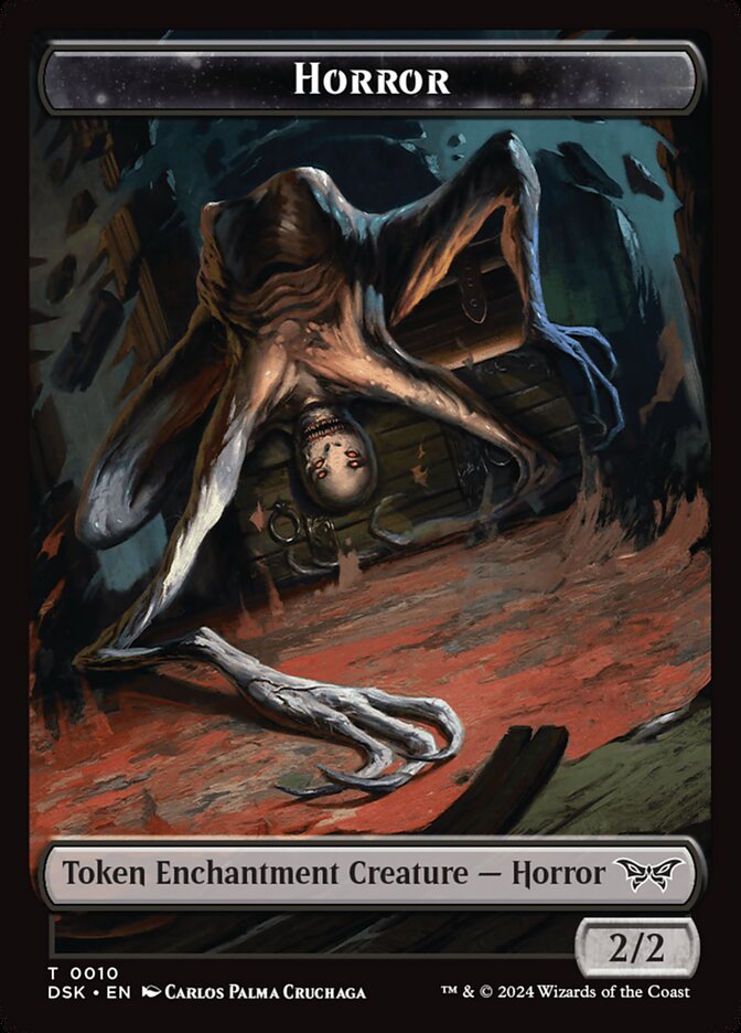 Horror TDSK-10 Duskmourn: House of Horror Tokens Magic card