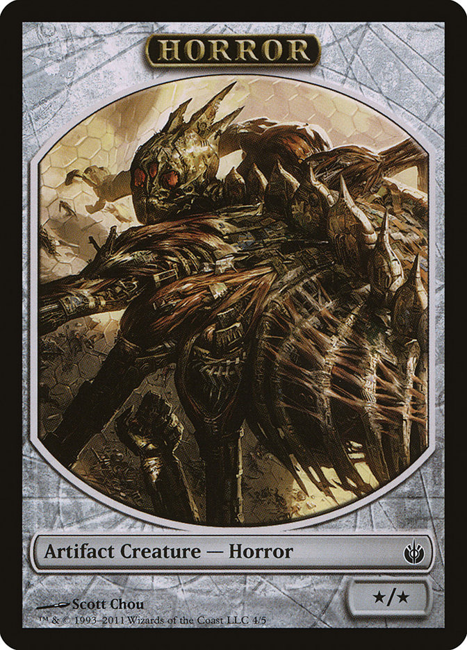 Horror TMBS-4 Mirrodin Besieged Tokens Magic card