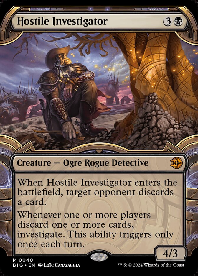 Hostile Investigator BIG-40 The Big Score Magic card