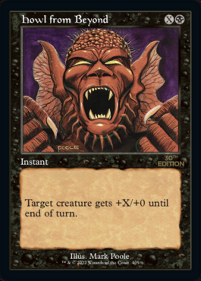 Howl from Beyond 30A-405 30th Anniversary Edition Magic card