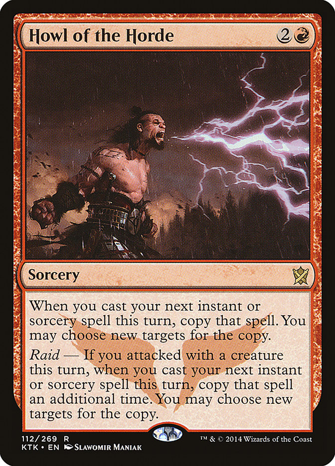 Howl of the Horde KTK-112 Khans of Tarkir Magic card