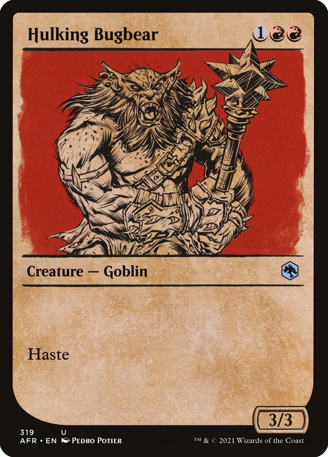 Hulking Bugbear AFR-319 Adventures in the Forgotten Realms Magic card