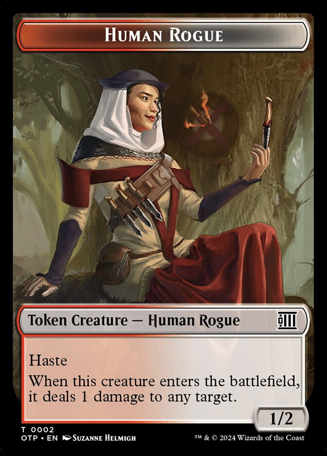 Human Rogue TOTP-2 Breaking News Tokens Magic card