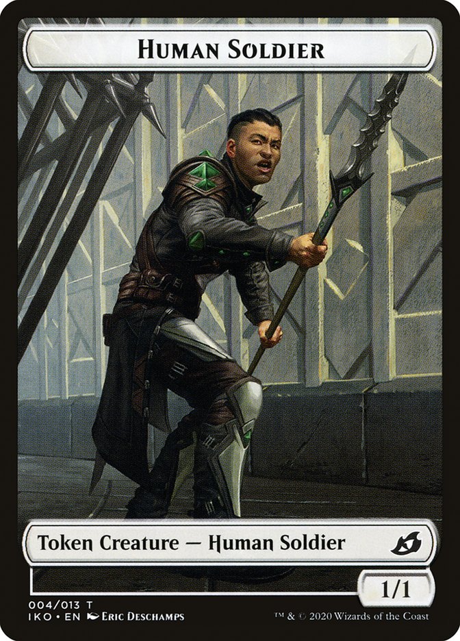 Human Soldier TIKO-4 Ikoria: Lair of Behemoths Tokens Magic card