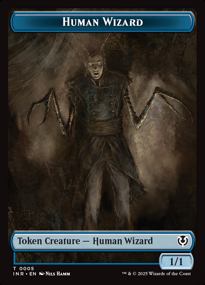 Human Wizard TINR-5 Innistrad Remastered Tokens Magic card