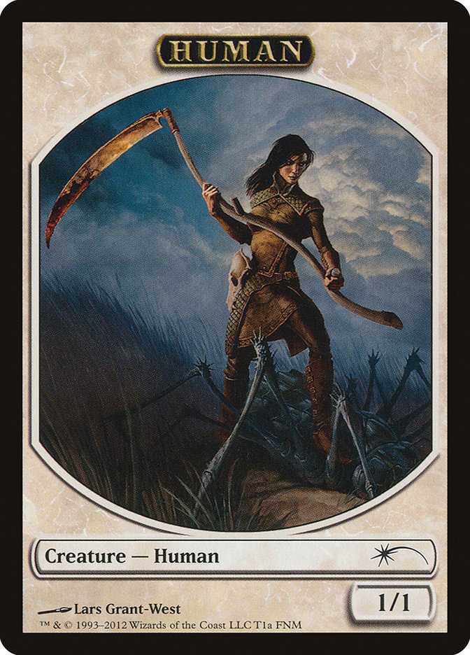 Human // Wolf F12-1A Friday Night Magic 2012 Magic card