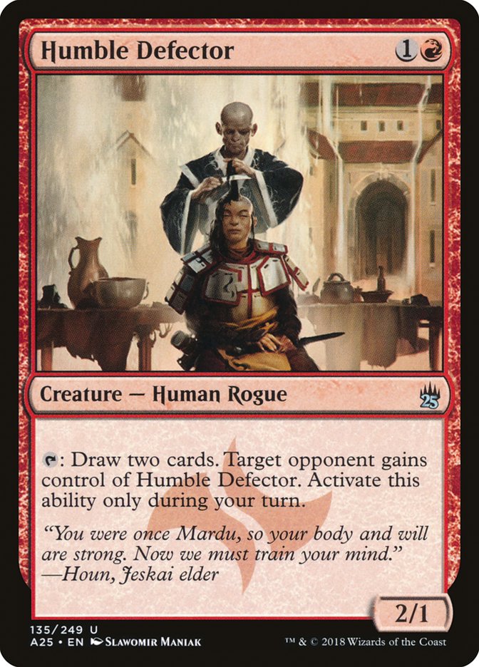Humble Defector A25-135 Masters 25 Magic card