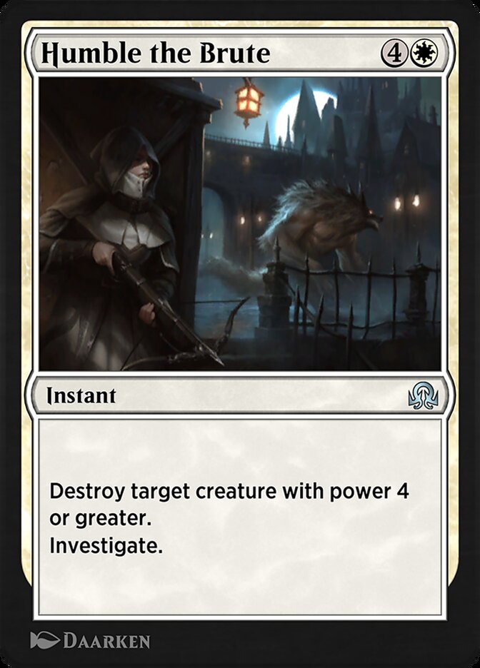 Humble the Brute SIR-34 Shadows over Innistrad Remastered Magic card
