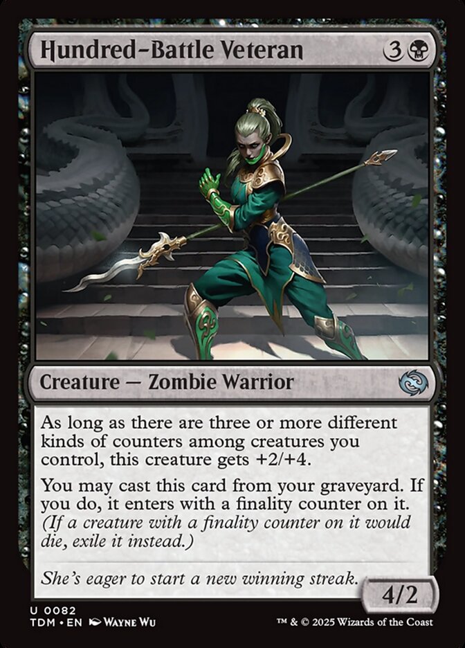 Hundred-Battle Veteran TDM-82 Tarkir: Dragonstorm Magic card