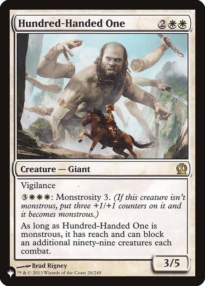 Hundred-Handed One PLST-THS-20 The List Magic card