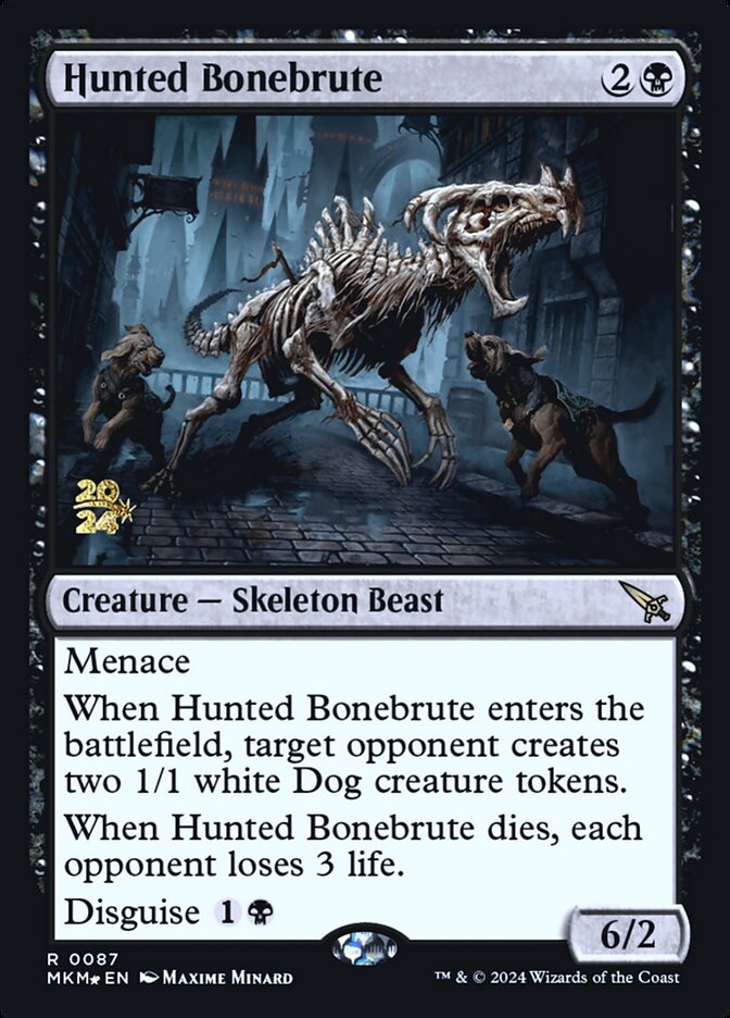 Hunted Bonebrute PMKM-87S Murders at Karlov Manor Promos Magic card