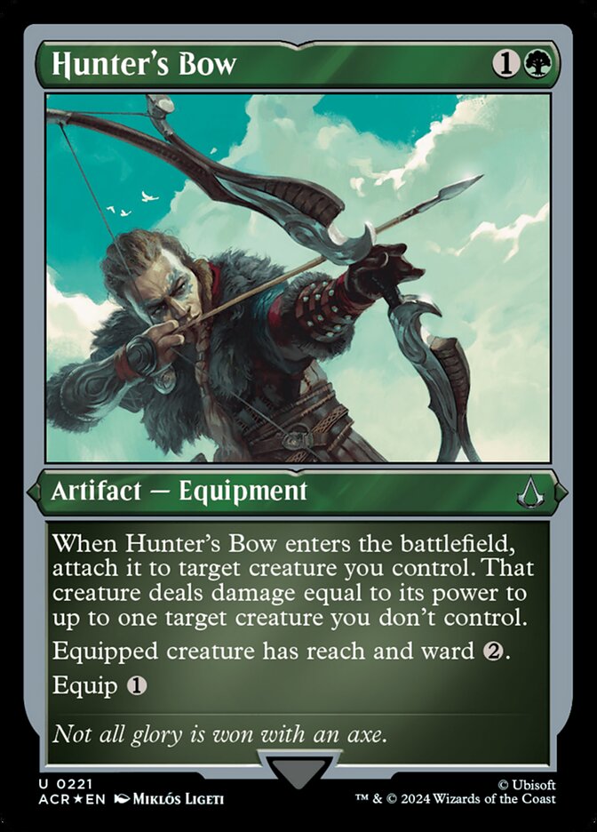 Hunter's Bow ACR-221 Assassin's Creed Magic card