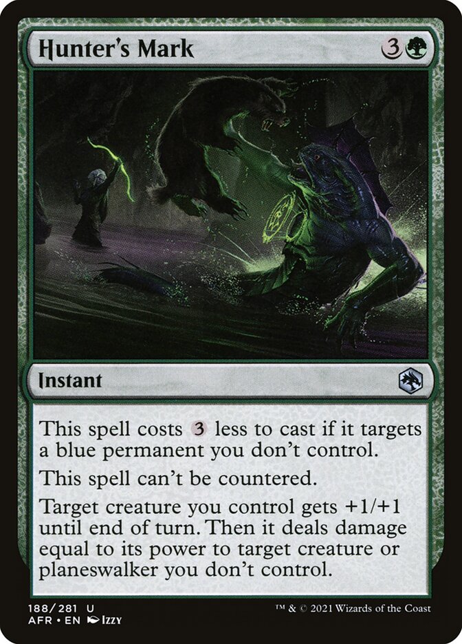 Hunter's Mark AFR-188 Adventures in the Forgotten Realms Magic card
