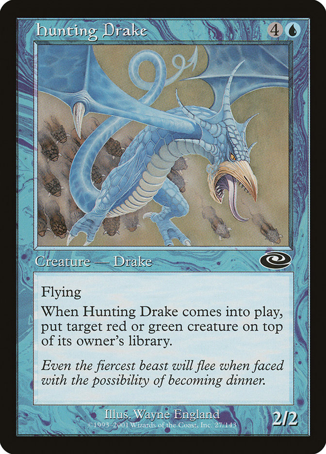 Hunting Drake PLS-27 Planeshift Magic card