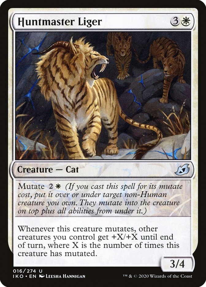 Huntmaster Liger IKO-16 Ikoria: Lair of Behemoths Magic card