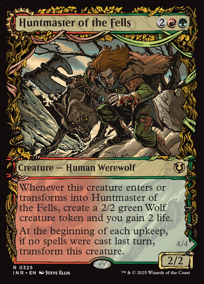 Huntmaster of the Fells // Ravager of the Fells INR-325 Innistrad Remastered Magic card