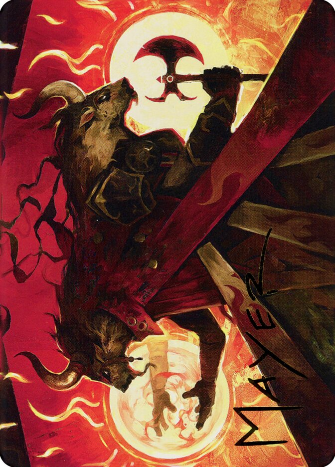 Hurloon Battle Hymn // Hurloon Battle Hymn ADMU-33 Dominaria United Art Series Magic card