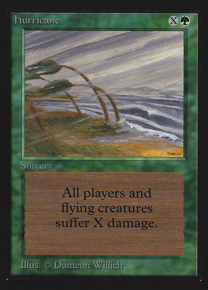 Hurricane CED-201 Collectors' Edition Magic card
