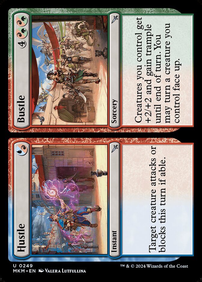 Hustle // Bustle MKM-249 Murders at Karlov Manor Magic card
