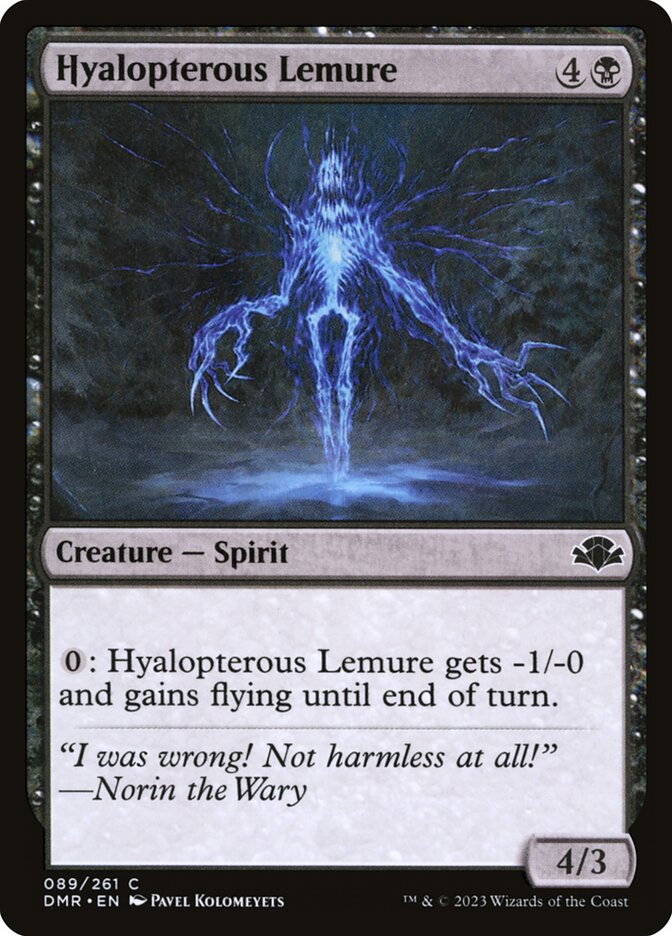 Hyalopterous Lemure DMR-89 Dominaria Remastered Magic card