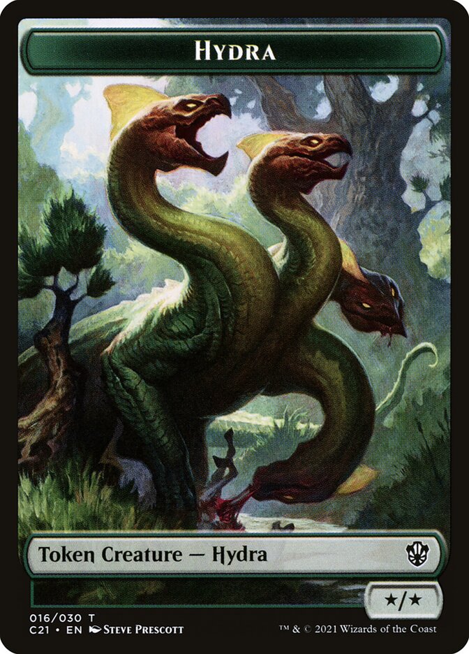 Hydra TC21-16 Commander 2021 Tokens Magic card