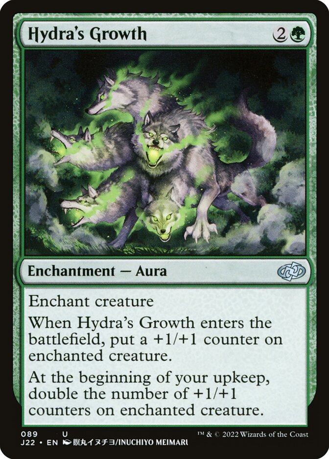 Hydra's Growth J22-89 Jumpstart 2022 Magic card