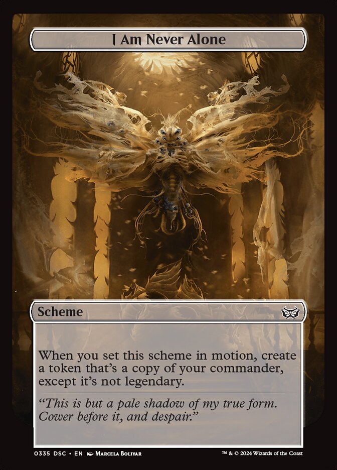 I Am Never Alone DSC-335 Duskmourn: House of Horror Commander Magic card