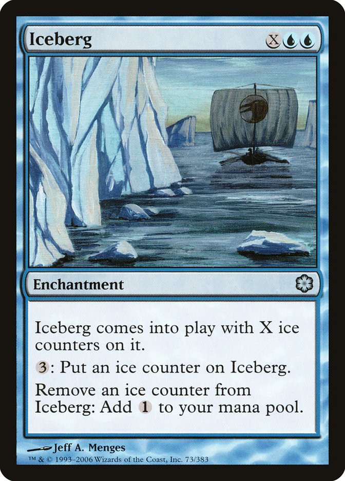 Iceberg CST-73 Coldsnap Theme Decks Magic card