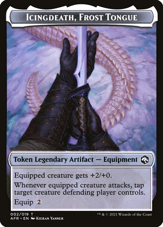 Icingdeath, Frost Tongue TAFR-2 Adventures in the Forgotten Realms Tokens Magic card