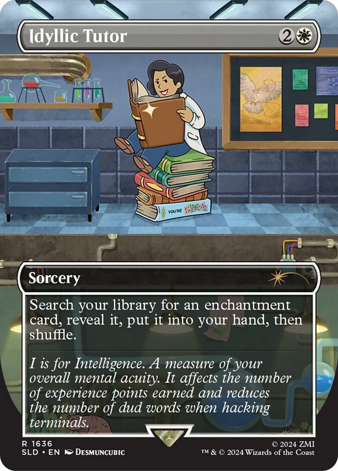 Idyllic Tutor SLD-1636 Secret Lair Drop Magic card
