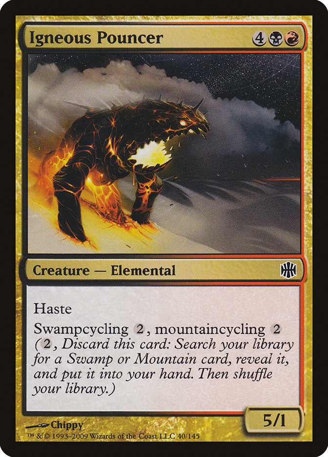Igneous Pouncer ARB-40 Alara Reborn Magic card