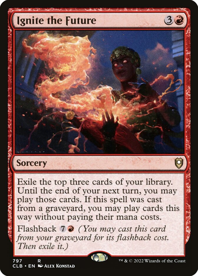 Ignite the Future CLB-797 Commander Legends: Battle for Baldur's Gate Magic card