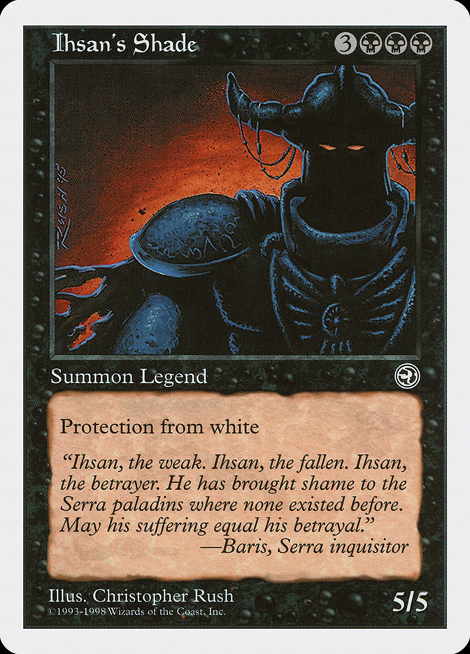 Ihsan's Shade ATH-25 Anthologies Magic card