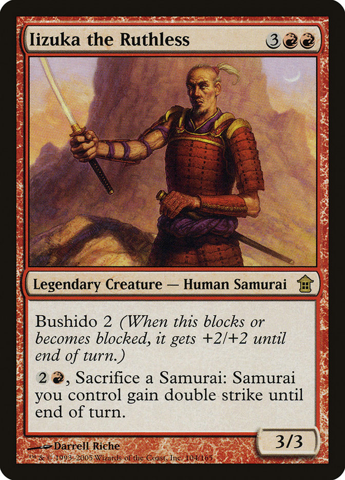 Iizuka the Ruthless SOK-104 Saviors of Kamigawa Magic card