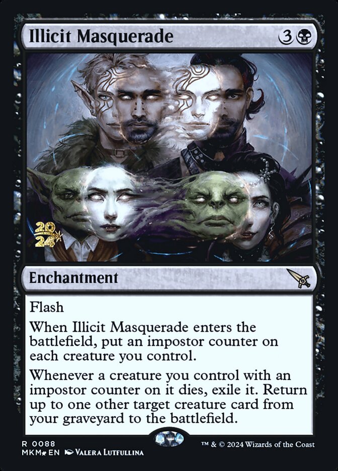Illicit Masquerade PMKM-88S Murders at Karlov Manor Promos Magic card