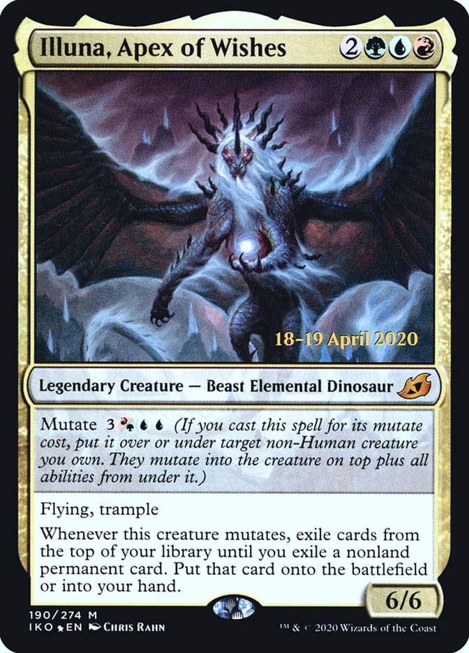 Illuna, Apex of Wishes PIKO-190S Ikoria: Lair of Behemoths Promos Magic card