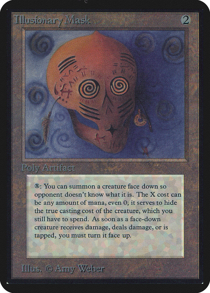 Illusionary Mask LEA-249 Limited Edition Alpha Magic card