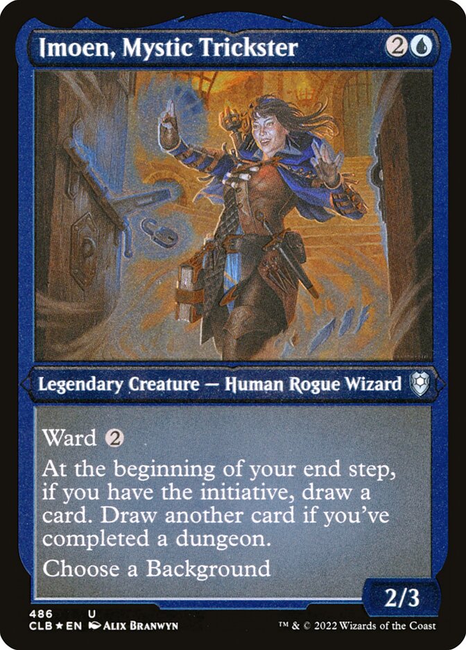 Imoen, Mystic Trickster CLB-486 Commander Legends: Battle for Baldur's Gate Magic card