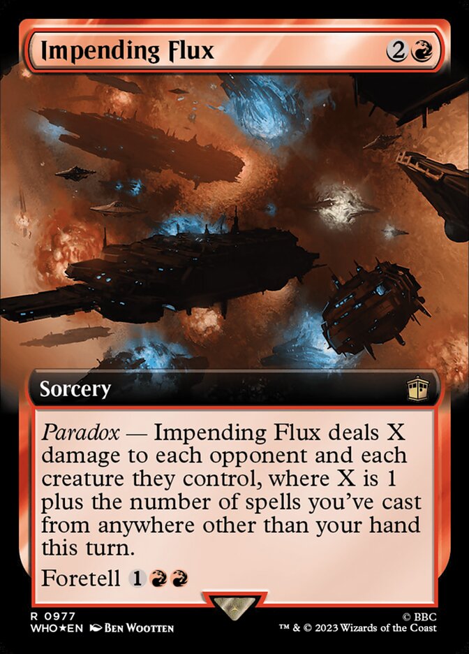 Impending Flux WHO-977 Doctor Who Magic card