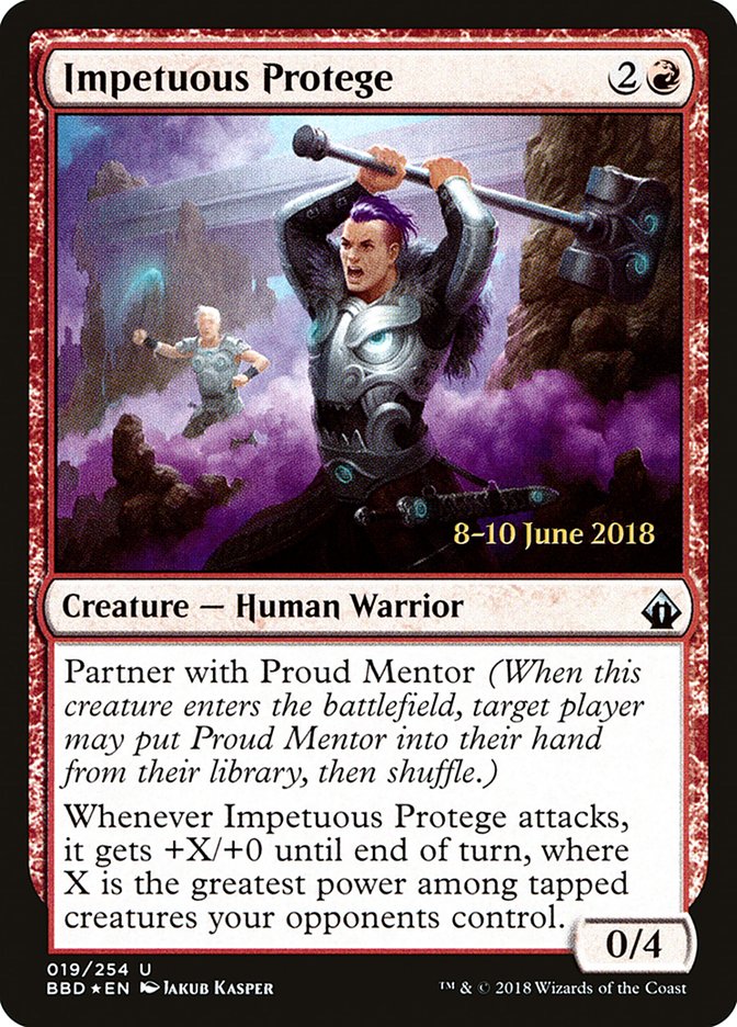 Impetuous Protege PBBD-19S Battlebond Promos Magic card